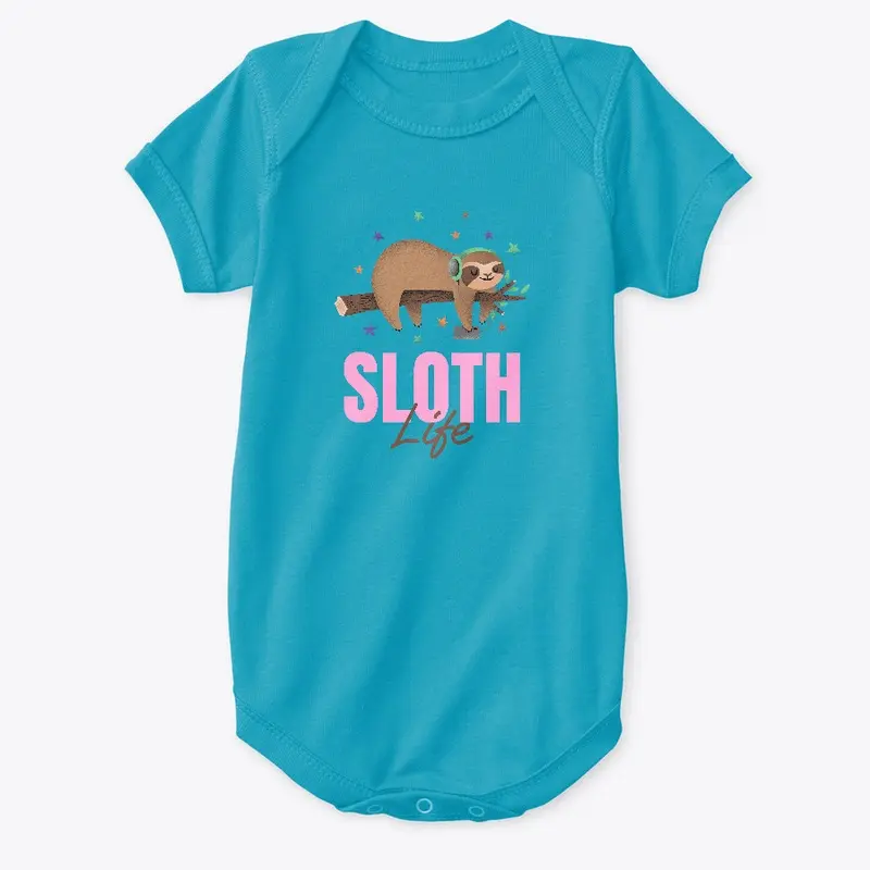 Sloth Life In Pink