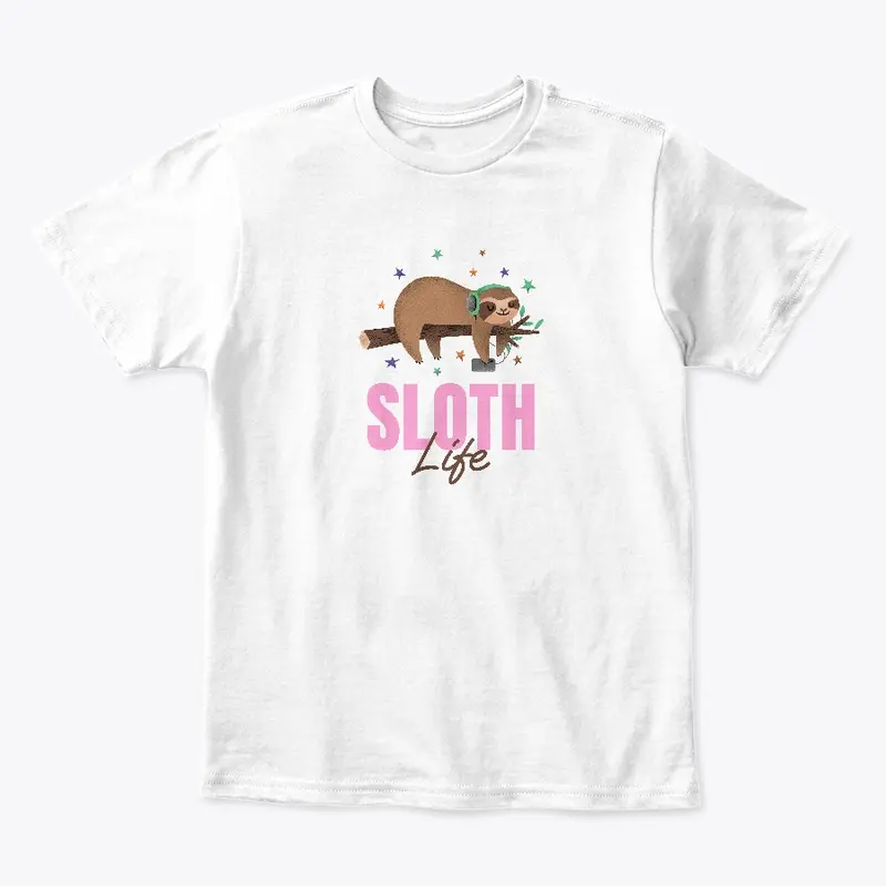 Sloth Life In Pink